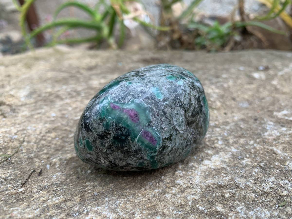 Polished Mutokolite with Ruby Corundum Free Form x 1 From Mutoko, Zimbabwe
