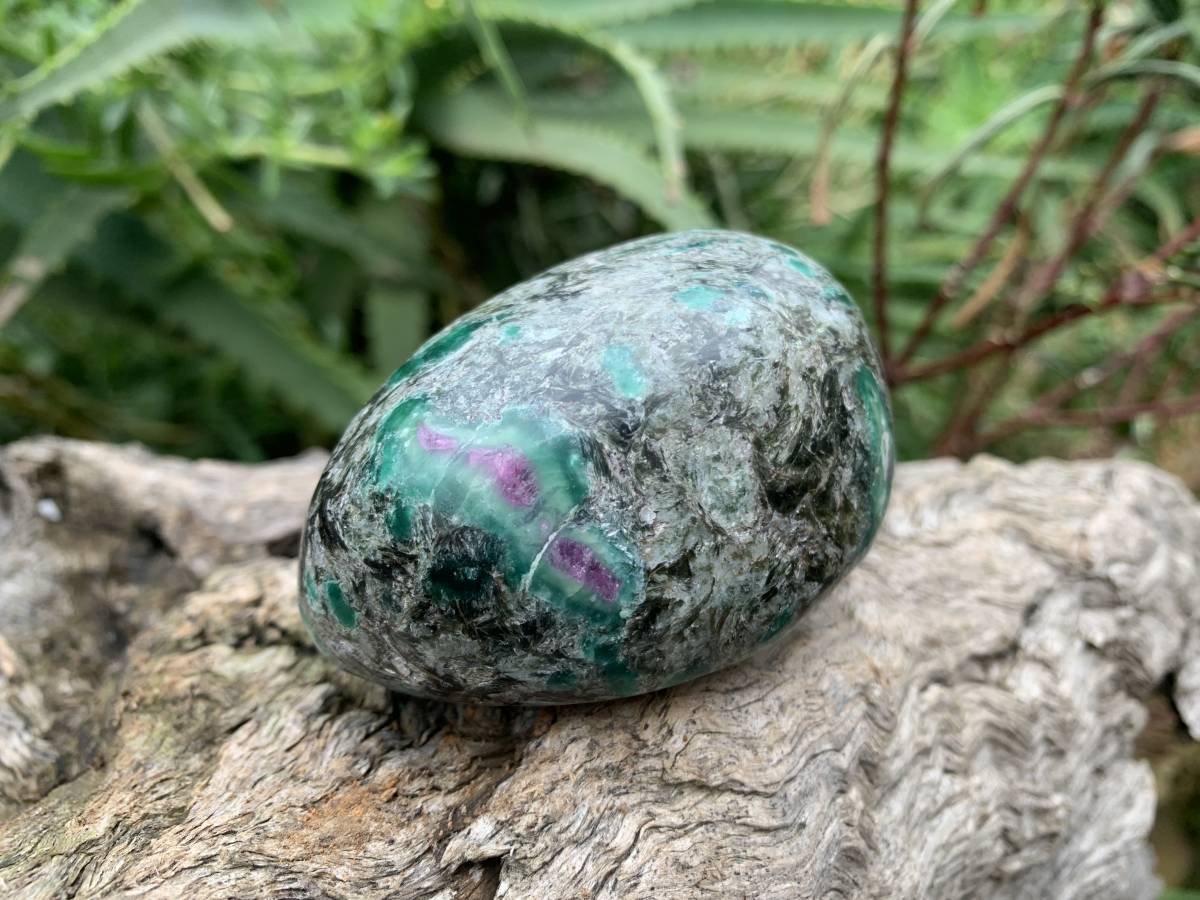 Polished Mutokolite with Ruby Corundum Free Form x 1 From Mutoko, Zimbabwe
