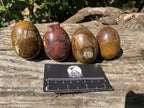 Polished Banded Iron Jasper Egg x 1 From Prieska, South Africa