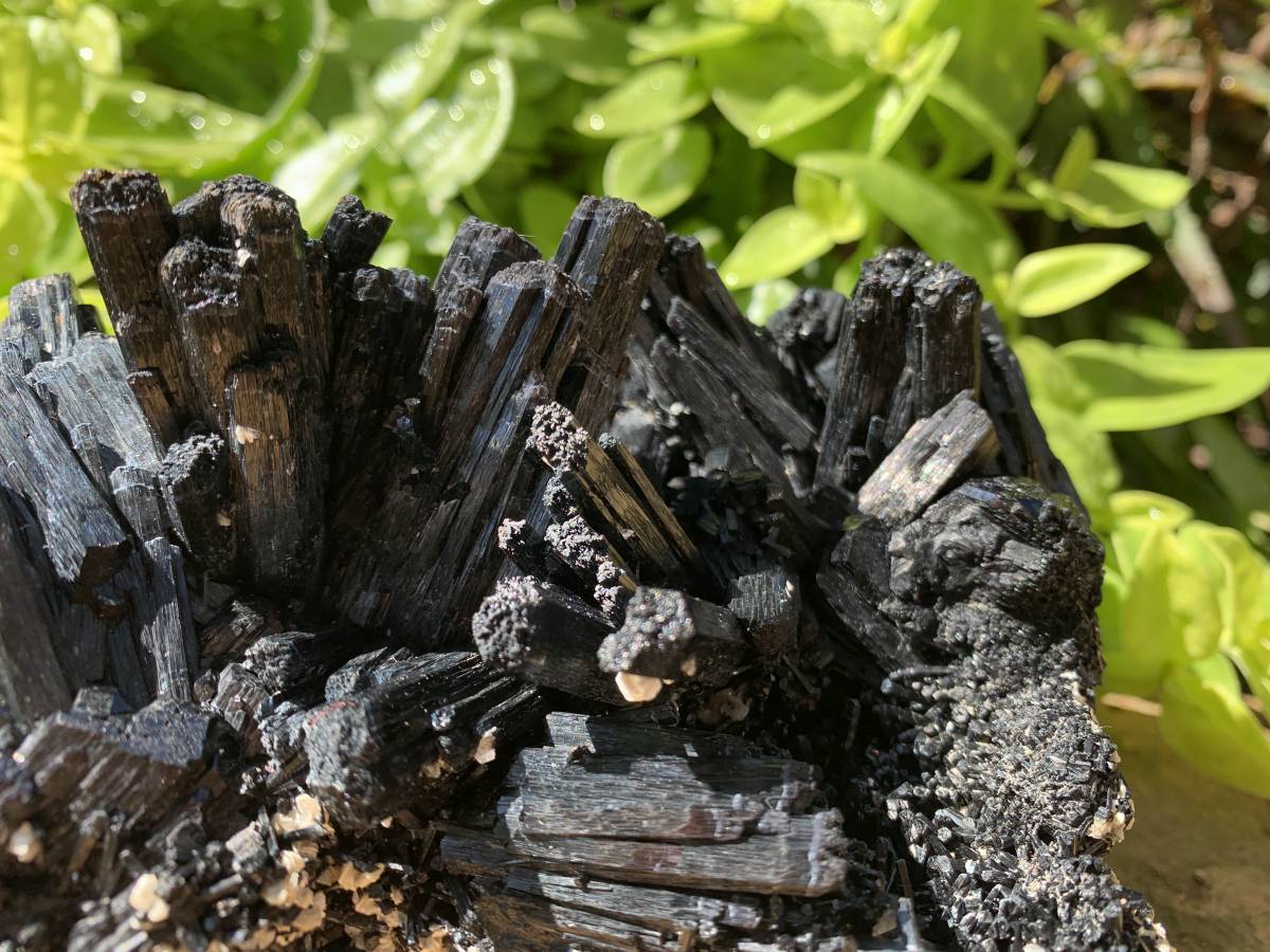 Natural Schorl Black Tourmaline Specimen x 1 From Erongo, Namibia