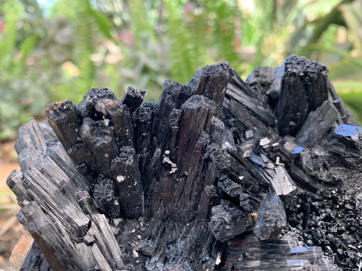 Natural Schorl Black Tourmaline Specimen x 1 From Erongo, Namibia