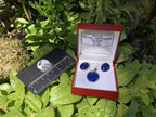 Hand Made Vintage Lapis Lazuli Pendant and Earrings Set in Sterling Silver - Sold Per Set - From Afghanistan