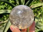 Polished Rainbow-Veiled Clear Quartz Crystal Ball x 1 From Madagascar
