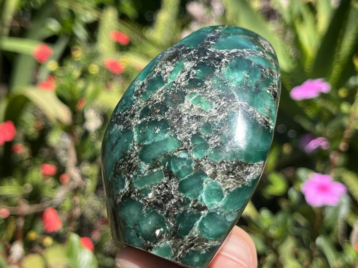 Polished Mutokolite Standing Free Form x 1 From Mutoko, Zimbabwe