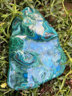 Polished Malacolla Plate x 1 From Kulukuluku, Congo