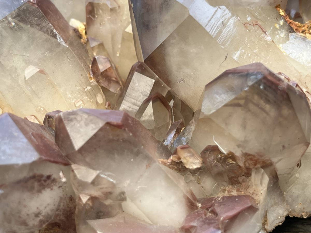 Natural XL Red Hematoid Quartz Crystal Cluster x 1 From Karoi, Zimbabwe