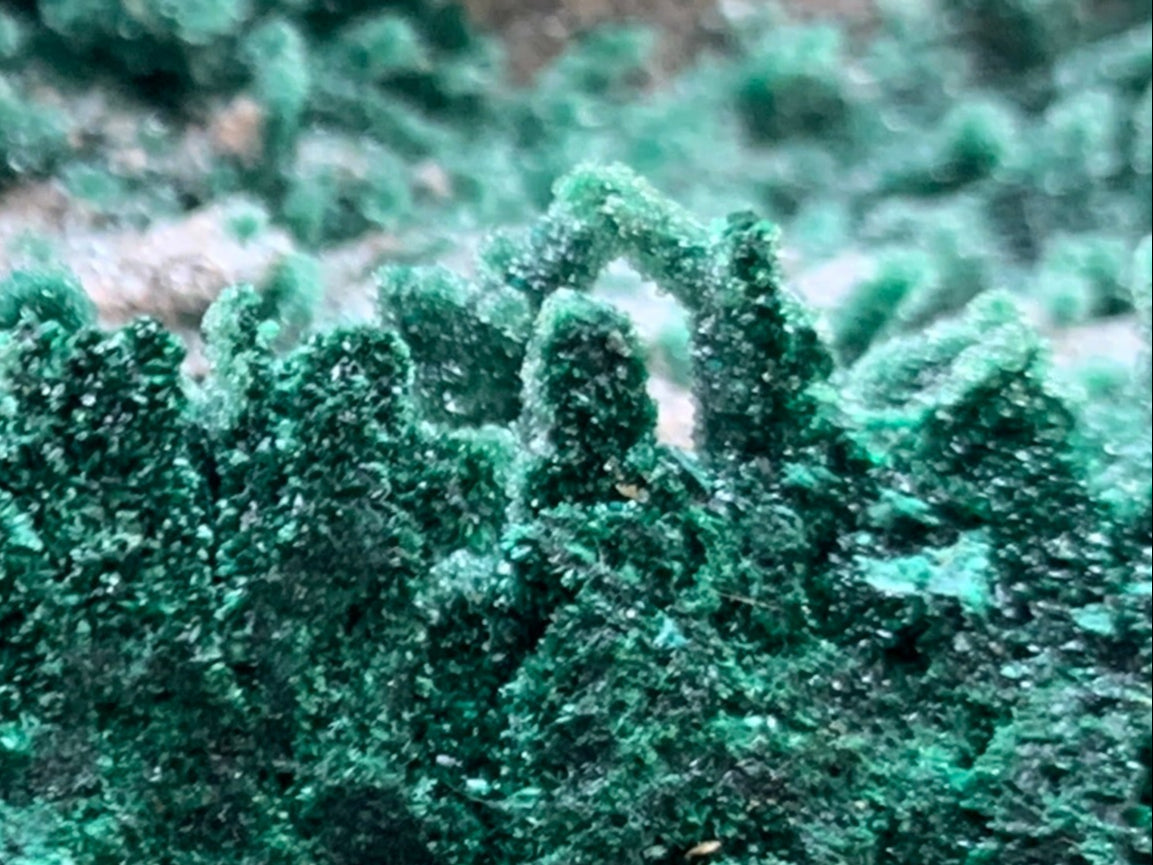 Natural Druzy Coated Stalagmites on Dolomite x 1 From Lupoto Mine, Congo