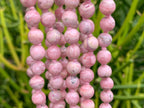 Hand Made Rare Vintage Rhodochrosite Bead Necklace - Sold Per Item - From Argentina