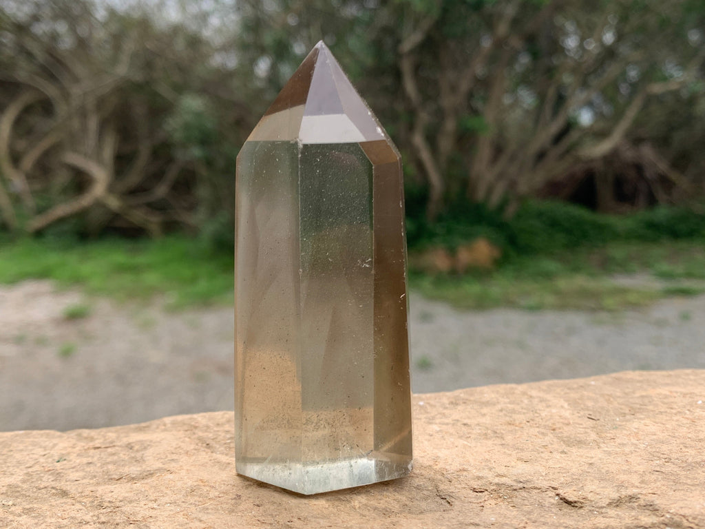 Polished Multi-Phantom Smokey Quartz Crystal x 1 From Madagascar