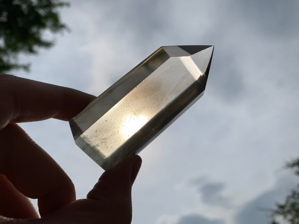 Polished Multi-Phantom Smokey Quartz Crystal x 1 From Madagascar