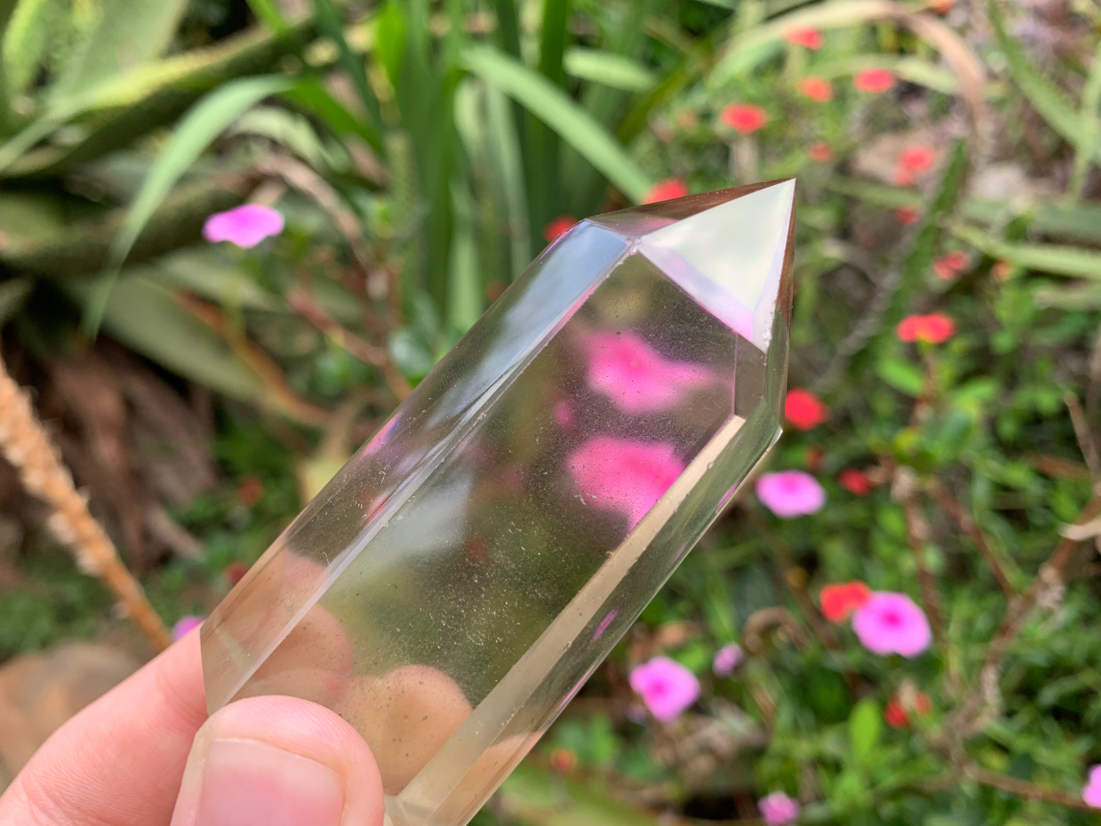 Polished Multi-Phantom Smokey Quartz Crystal x 1 From Madagascar
