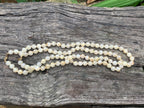 Hand-Made Golden Rutile Beaded Necklace - Sold Per Item - From Brazil
