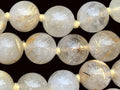 Hand-Made Golden Rutile Beaded Necklace - Sold Per Item - From Brazil