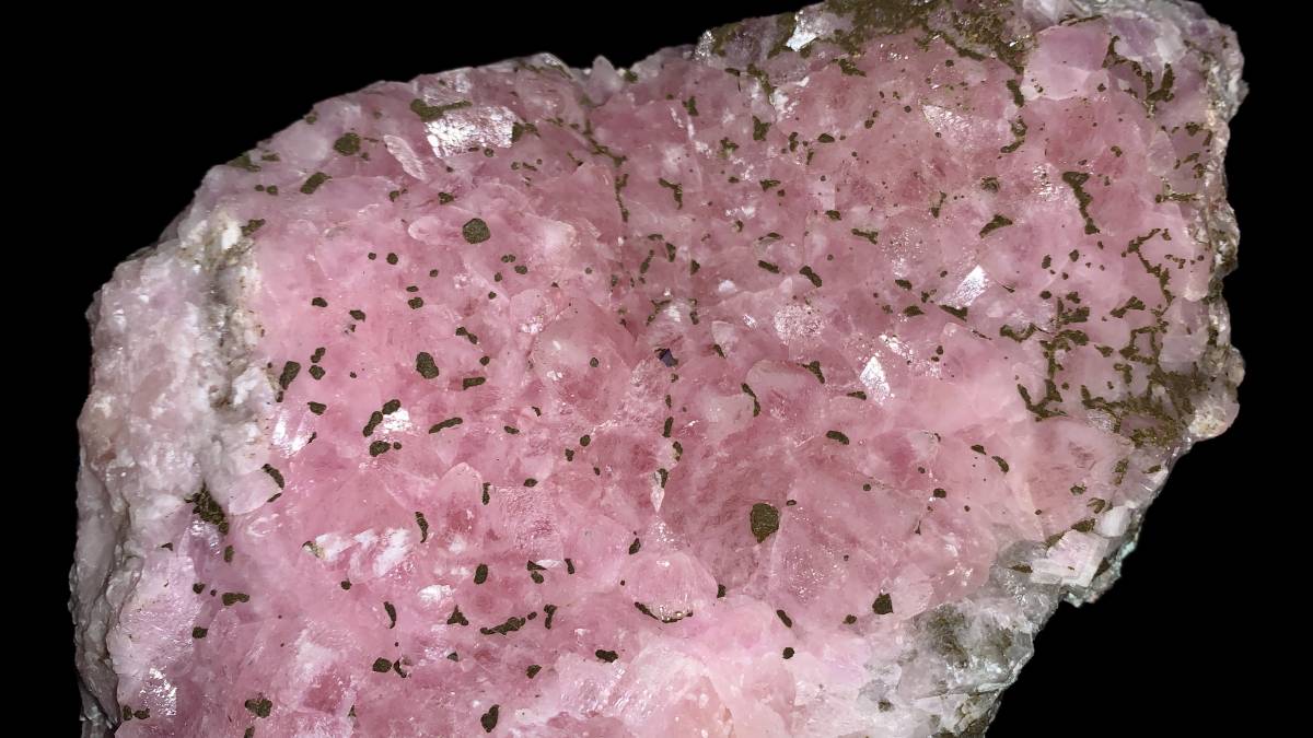 Natural Rare Rhodocalcite on Dolomite Specimen x 1 From Mashamba West Mine, Congo