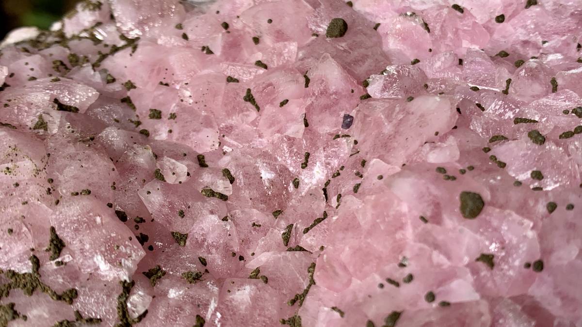 Natural Rare Rhodocalcite on Dolomite Specimen x 1 From Mashamba West Mine, Congo