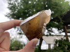 Polished Rare Smokey Citrine Twin Quartz Crystal x 1 From Madagascar