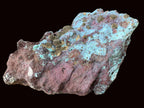 Natural Cubes of Kolwezite Pseudomorph after Malachite on Chrysocolla Coated Cobaltion Dolomite x 1 From Congo