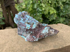 Natural Cubes of Kolwezite Pseudomorph after Malachite on Chrysocolla Coated Cobaltion Dolomite x 1 From Congo