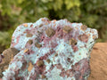 Natural Cubes of Kolwezite Pseudomorph after Malachite on Chrysocolla Coated Cobaltion Dolomite x 1 From Congo