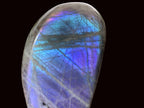 Polished Rare Purple Labradorite Standing Free Form x 1 From Tulear, Madagascar