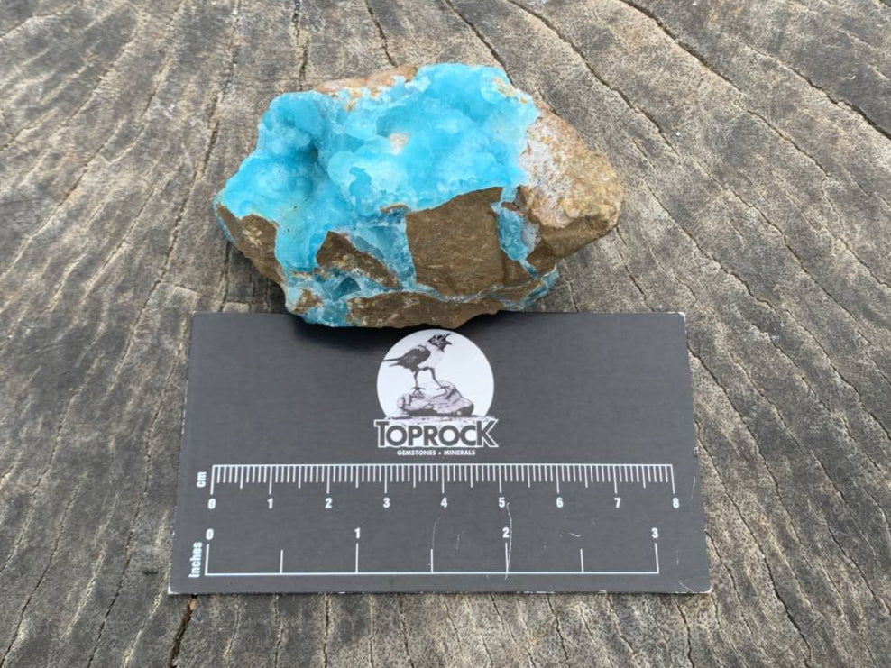 Natural Rare Hemimorphite on Dolomite x 1 From Lupoto Mine, Congo