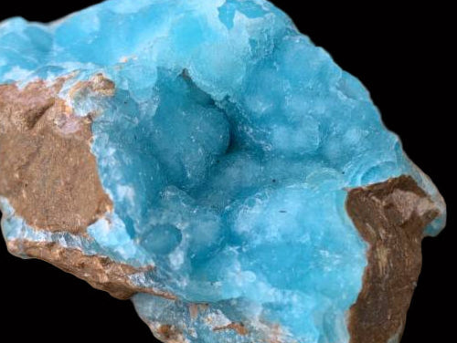 Natural Rare Hemimorphite on Dolomite x 1 From Lupoto Mine, Congo