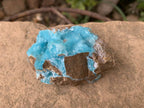 Natural Rare Hemimorphite on Dolomite x 1 From Lupoto Mine, Congo
