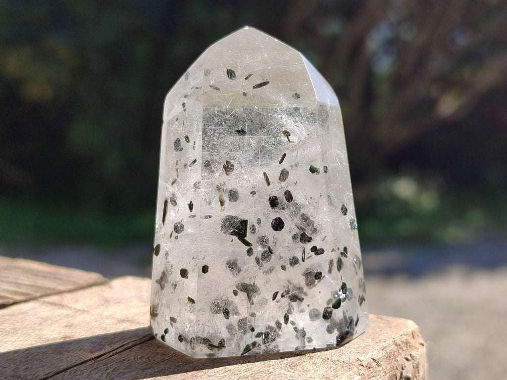 Polished Rare Quartz Crystal with Inclusions x 1 From Madagascar