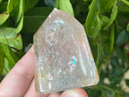 Polished Window Rainbow Quartz Crystal x 1 From Akansobe, Madagascar