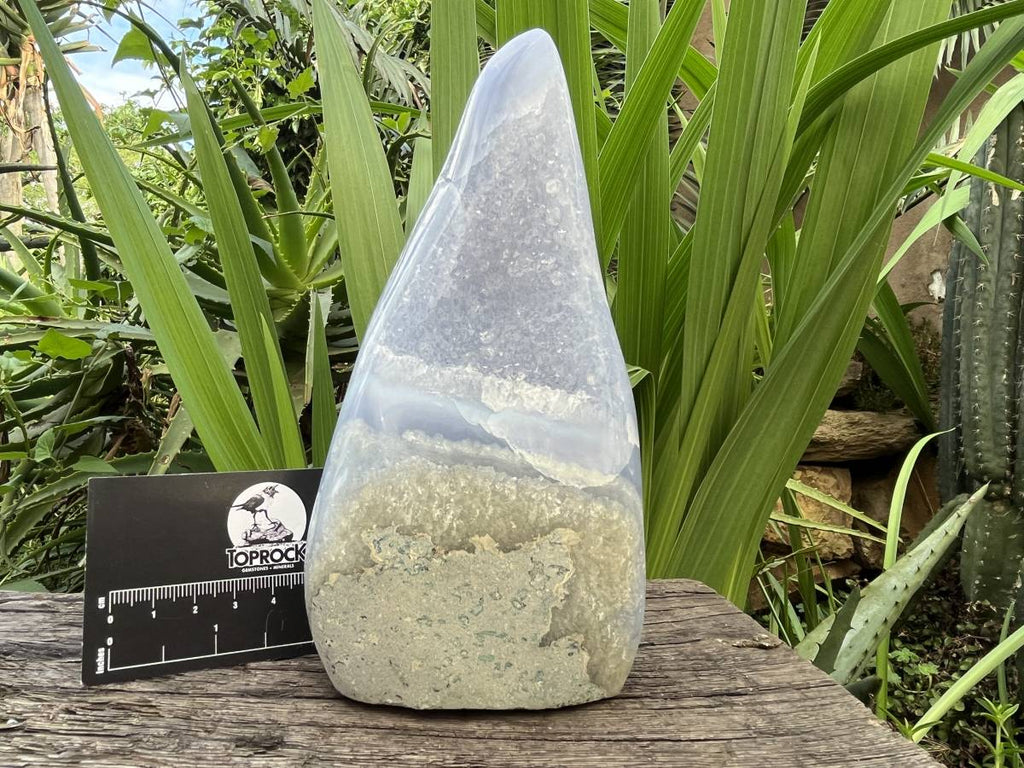 Polished Blue Lace Agate Display Piece  x 1 From Nsanje, Malawi