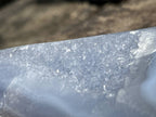 Polished Blue Lace Agate Display Piece  x 1 From Nsanje, Malawi