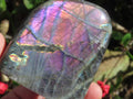 Polished Rare Purple Labradorite Standing Free Form x 1 From Tulear, Madagascar