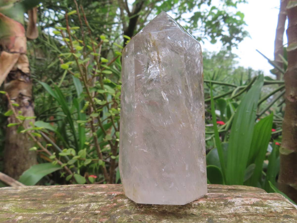Polished Multi-Rainbow Quartz Crystal x 1 From Madagascar
