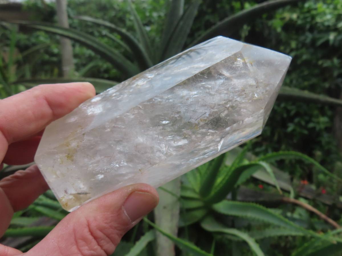 Polished Multi-Rainbow Quartz Crystal x 1 From Madagascar