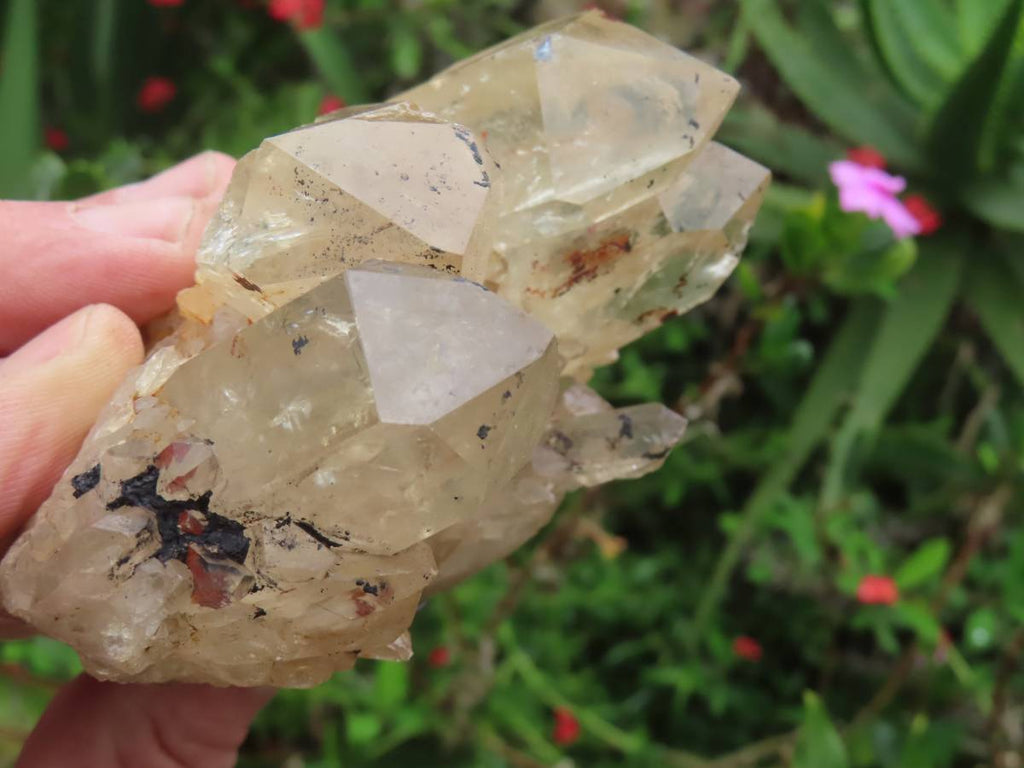 Natural Cascading Fan of Citrine Quartz Cluster x 1 From Luena, Congo