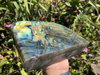 Polished Labradorite Standing Free Form x 1 From Tulear, Madagascar