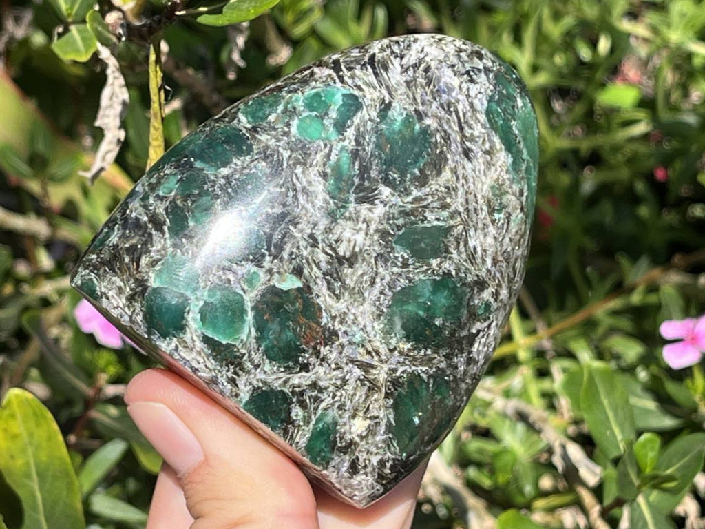 Polished Mutokolite Standing Free Form x 1 From Mutoko, Zimbabwe