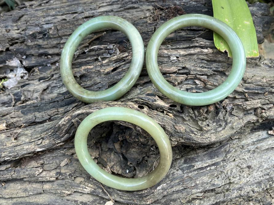 Hand Made Nephrite Jade Bracelets - Sold Per Piece - From New Zealand