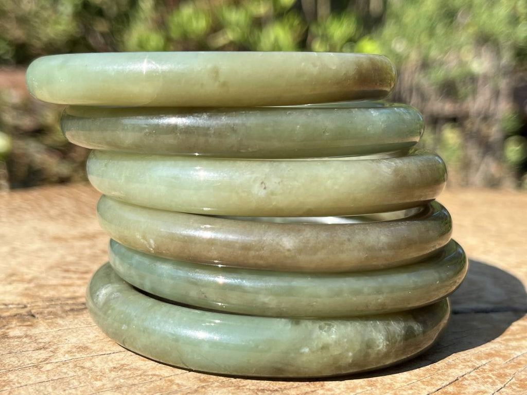 Hand Made Nephrite Jade Bracelets - Sold Per Piece - From New Zealand