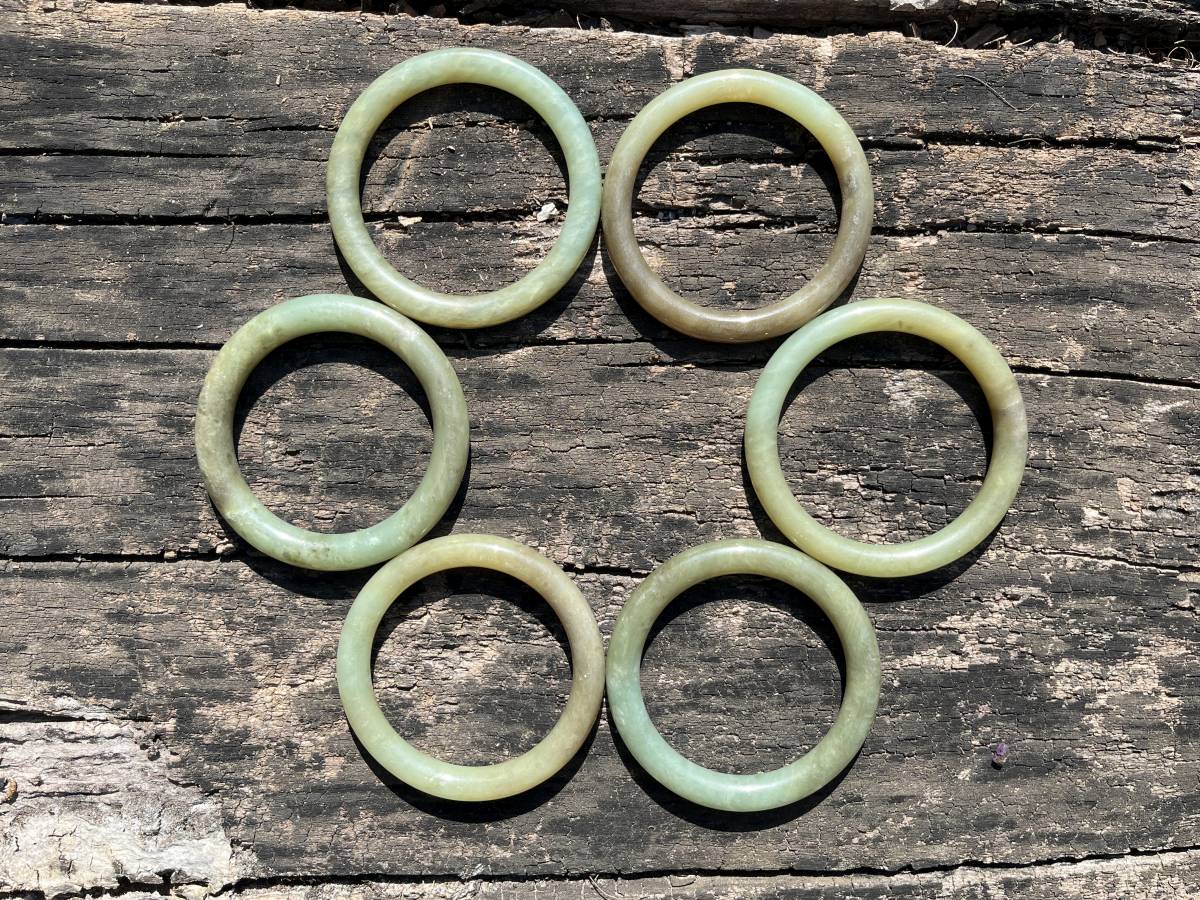 Hand Made Nephrite Jade Bracelets - Sold Per Piece - From New Zealand