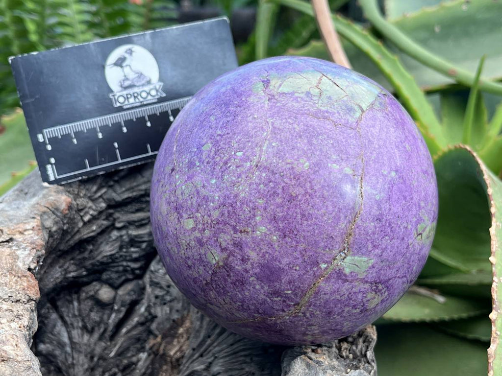 Polished Large Rare Stichtite Sphere x 1 From Barberton, South Africa