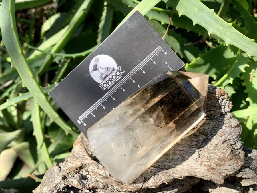 Polished Multi-Phantom Smokey Quartz Crystal x 1 From Anjozorobe, Madagascar