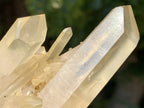 Natural Clear Quartz Cluster with Golden Tint x 1 From Ambatfinhandrana, Madagascar