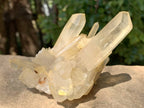 Natural Clear Quartz Cluster with Golden Tint x 1 From Ambatfinhandrana, Madagascar