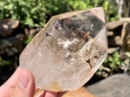 Polished Wispy Smokey Window Quartz Crystal x 1 From Akansobe, Madagascar