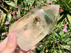 Polished Large Clear Citrine Quartz Crystal x 1 From Madagascar
