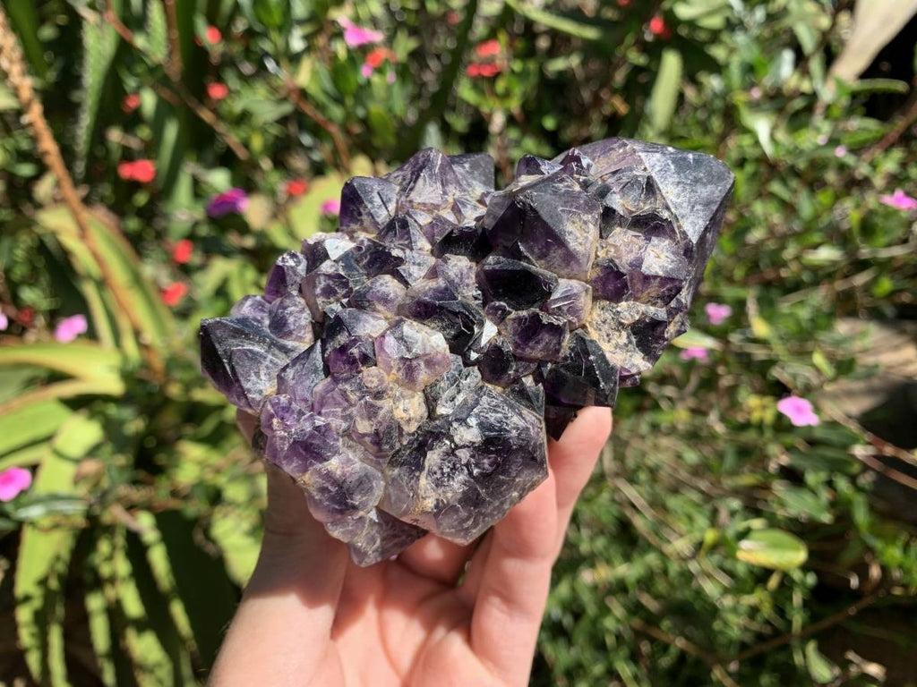 Polished Rare Twin Pineapple Amethyst Quartz Crystal x 1 From Angola