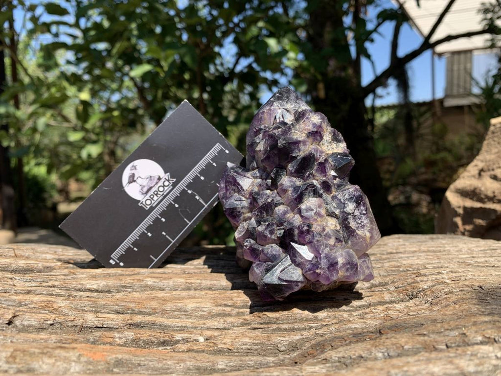 Polished Rare Twin Pineapple Amethyst Quartz Crystal x 1 From Angola
