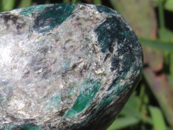 Polished Mutokolite With Ruby Corundum Free Form x 1 From Mutoko, Zimbabwe