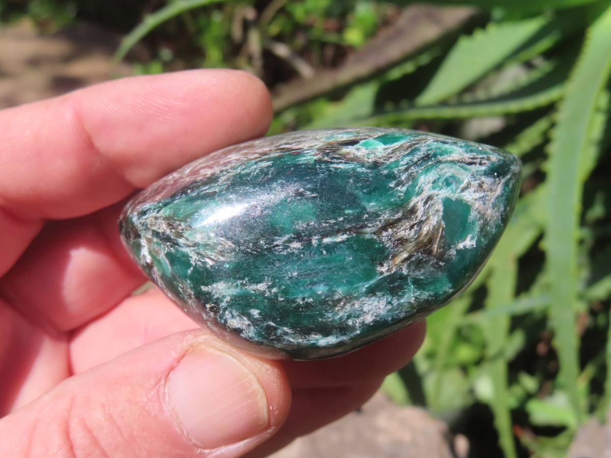 Polished Mutokolite With Ruby Corundum Free Form x 1 From Mutoko, Zimbabwe
